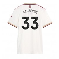 Arsenal Riccardo Calafiori #33 Tredjetrøje Dame 2025-26 Kortærmet